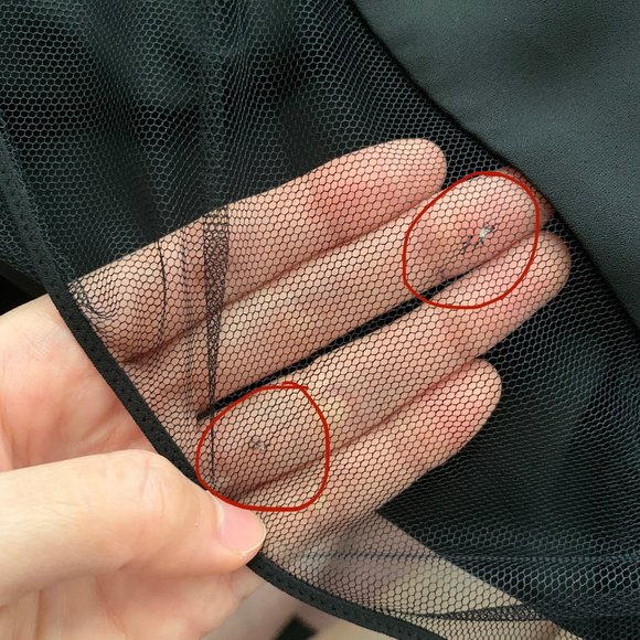 Babaton Lionel Blouse Sz Small BLACK Aritzia - Picture 8 of 9